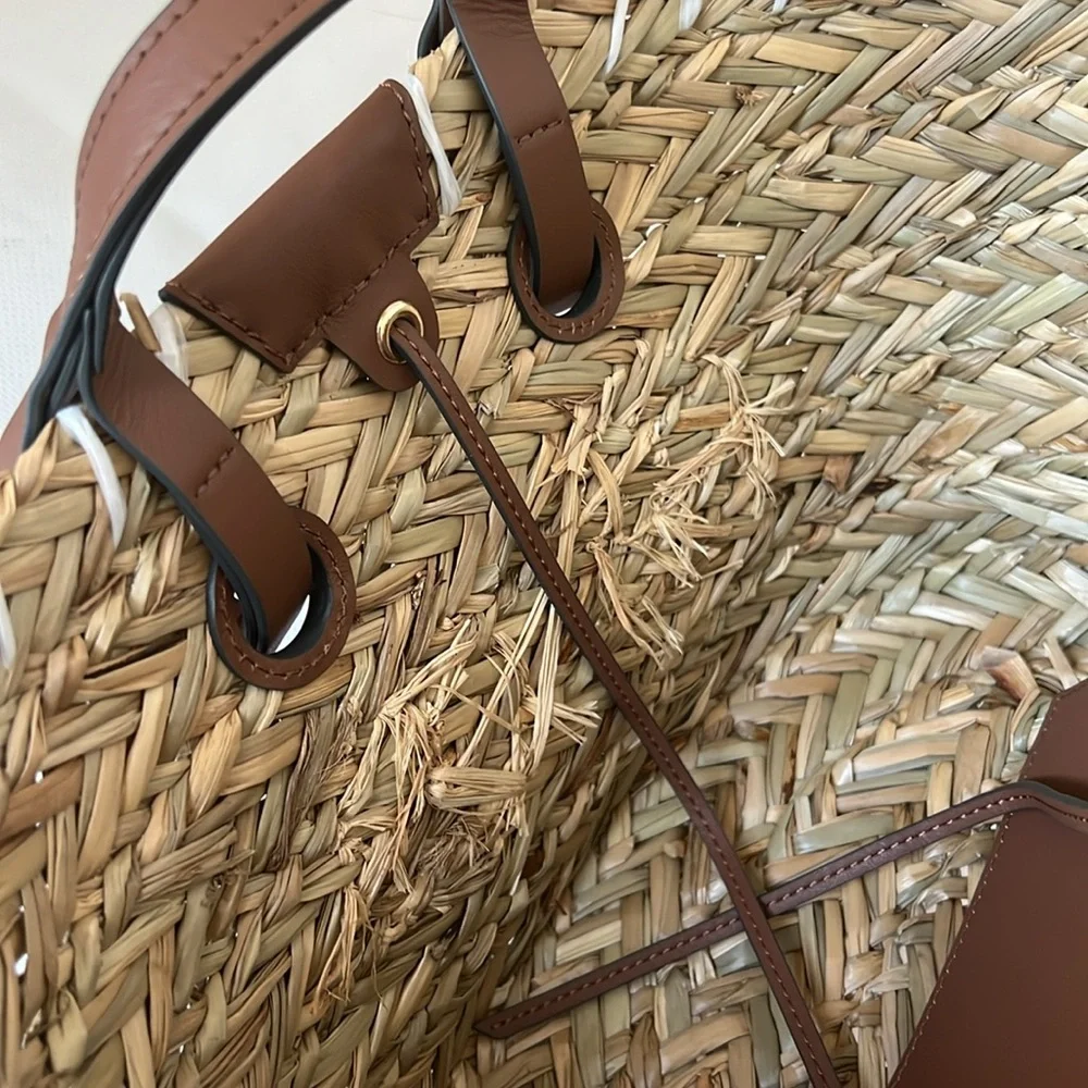 Anya Hindmarch small paper eyes basket bag - Picture 11 of 13